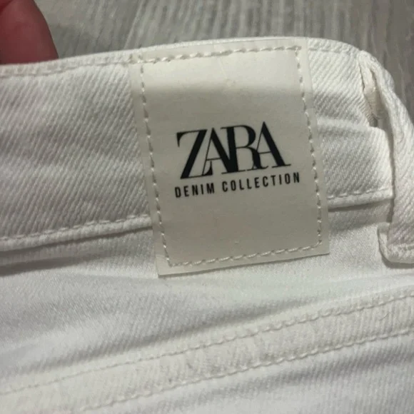 ZARA white high rise skinny jeans - Picture 3 of 6